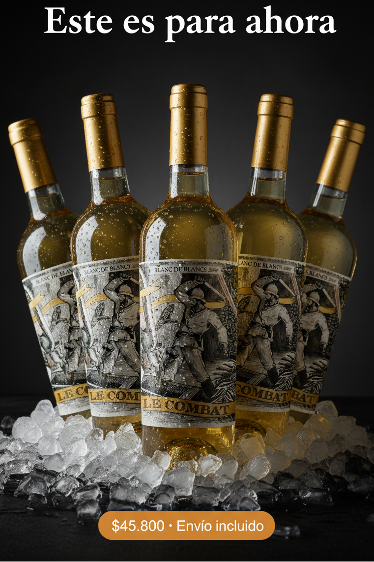 LE COMBAT x6 con botella real