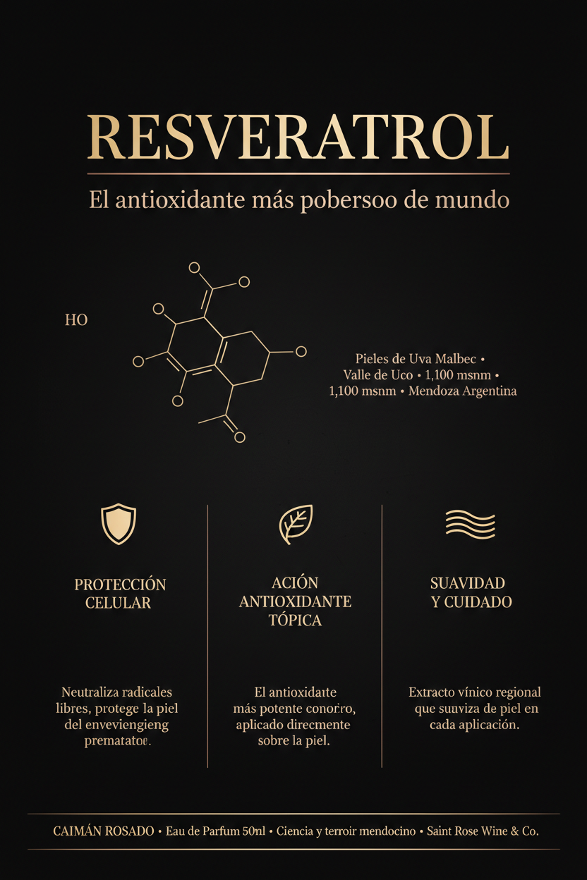 Resveratrol CAIMÁN ROSADO